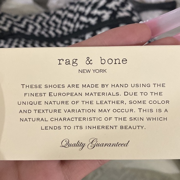 BREA BOOT from rag & bone NEW YORK. Style in BREA BOOT color is BLACK/WHITE. - Picture 13 of 13